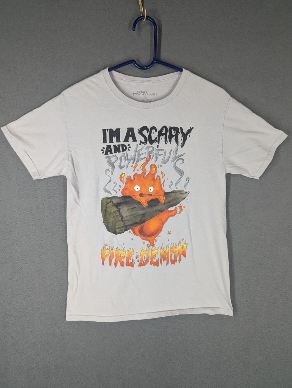 Studio Ghibli Her Universe Calcifer Howls Moving Castle T-shirt Small